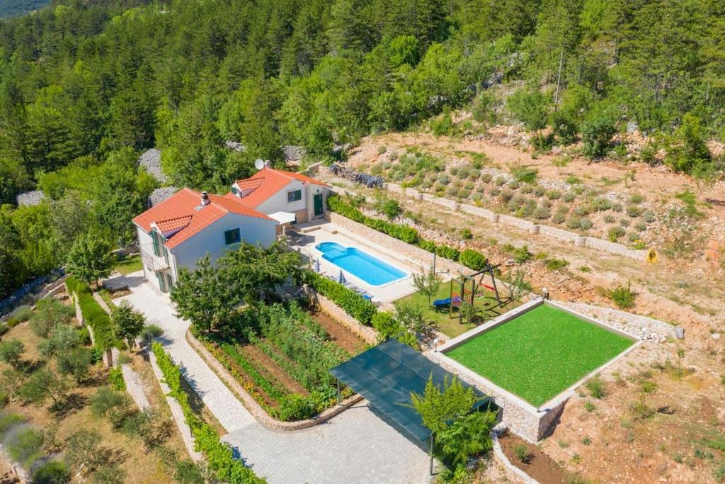 Three-Bedroom Villa With Private Pool Lovreć Exterior foto